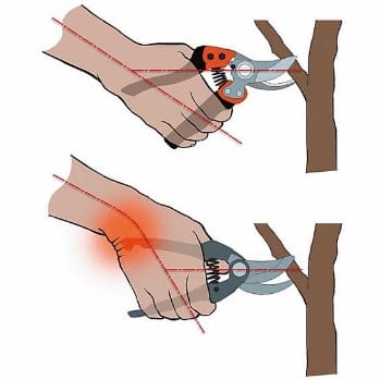 Gardening with a neutral wrist